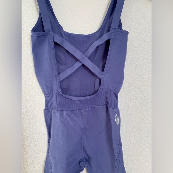 New Free People Movement Good Karma One Piece Onesie Jumpsuit Romper - Picture 7 of 8